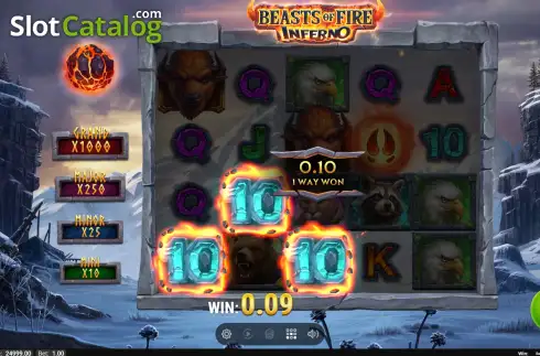 Οθόνη3. Beasts of Fire Inferno Κουλοχέρης