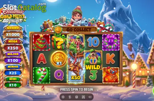 Οθόνη2. Christmas Gold Heist Κουλοχέρης 