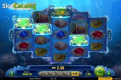 Κερδίστε οθόνη 2. Mermaid's Diamond Κουλοχέρης
