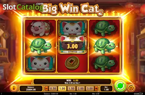 Οθόνη4. Big Win Cat Κουλοχέρης