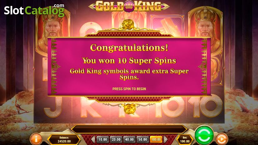 Βίντεο Gold King πολλές περιστροφές Gold King
