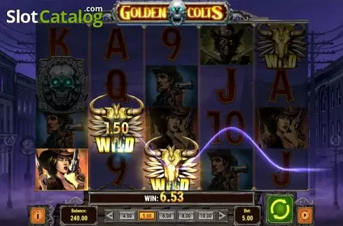 Οθόνη5. Golden Colts Κουλοχέρης 