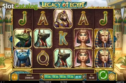 Οθόνη5. Legacy Of Egypt (Play'n Go) Κουλοχέρης