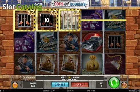 Οθόνη6. Cops 'N' Robbers 2018 (Play'n Go) Κουλοχέρης