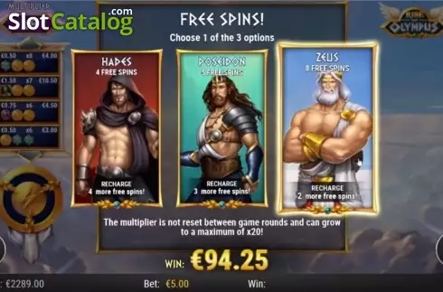 Οθόνη3. Rise Of Olympus Κουλοχέρης 