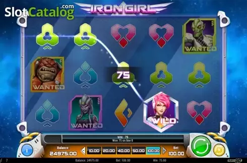 Οθόνη5. Iron Girl Κουλοχέρης