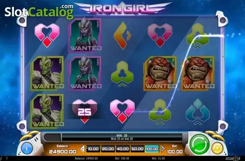 Οθόνη6. Iron Girl Κουλοχέρης