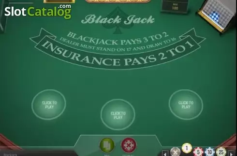 Οθόνη2. Blackjack MH (Play'n Go) Κουλοχέρης