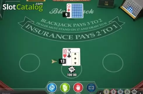 Οθόνη3. Blackjack MH (Play'n Go) Κουλοχέρης