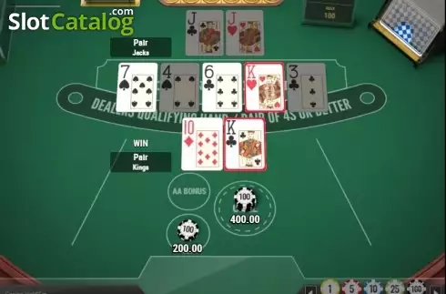 Οθόνη3. Casino Hold'em (Play'n Go) Κουλοχέρης 