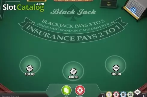 Οθόνη3. European Blackjack MH (Play'n Go) Κουλοχέρης