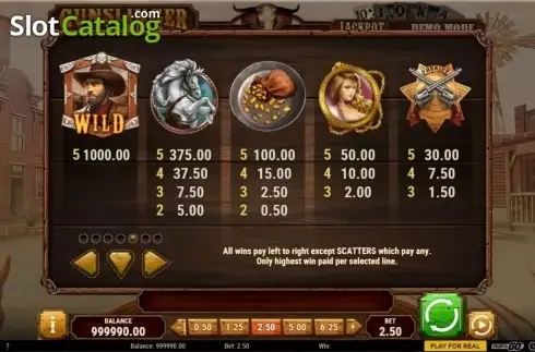 Οθόνη4. Gunslinger Reloaded Κουλοχέρης