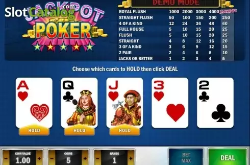 Οθόνη2. Jackpot Poker (Play'n Go) Κουλοχέρης
