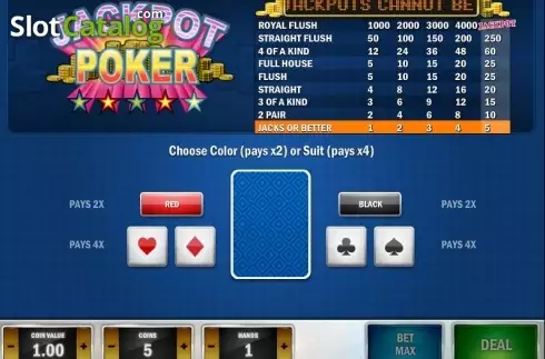 Οθόνη3. Jackpot Poker (Play'n Go) Κουλοχέρης