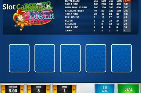 Οθόνη2. Joker Poker MH (Play'n Go) Κουλοχέρης