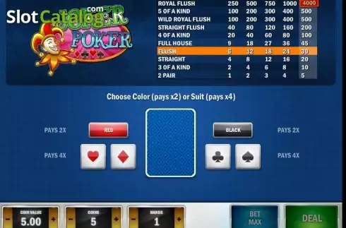 Οθόνη4. Joker Poker MH (Play'n Go) Κουλοχέρης