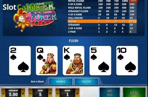 Οθόνη5. Joker Poker MH (Play'n Go) Κουλοχέρης