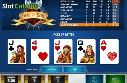 Οθόνη5. Jacks or Better MH (Play'n Go) Κουλοχέρης