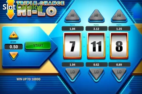 Οθόνη2. Triple Chance HiLo Κουλοχέρης