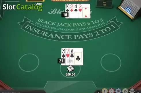 Οθόνη5. Single Deck Blackjack MH Κουλοχέρης