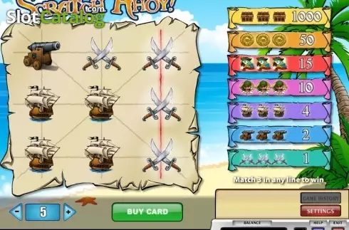 Οθόνη4. Scratch Ahoy Κουλοχέρης 