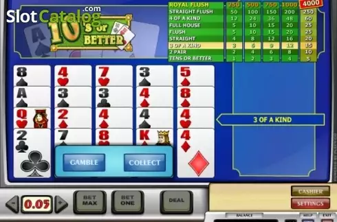 Οθόνη2. 10's or Better (Play'n Go) Κουλοχέρης
