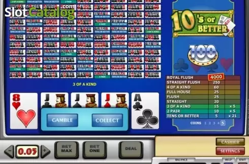 Οθόνη3. 10's or Better (Play'n Go) Κουλοχέρης