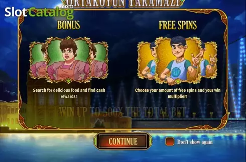 Intro Screen. Ortaköyün Yaramazi Κουλοχέρης 