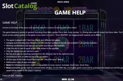 Οθόνη8. Disco Joker Κουλοχέρης 