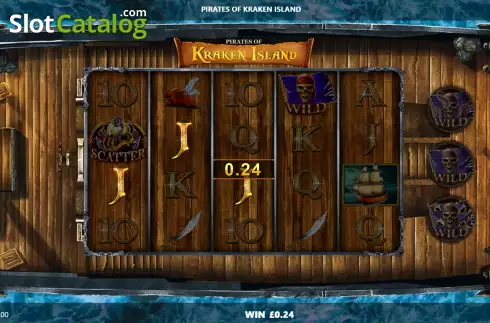 Οθόνη3. Pirates of Kraken Island Κουλοχέρης 
