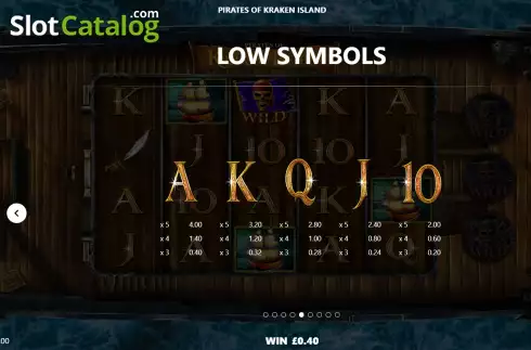 Οθόνη9. Pirates of Kraken Island Κουλοχέρης 