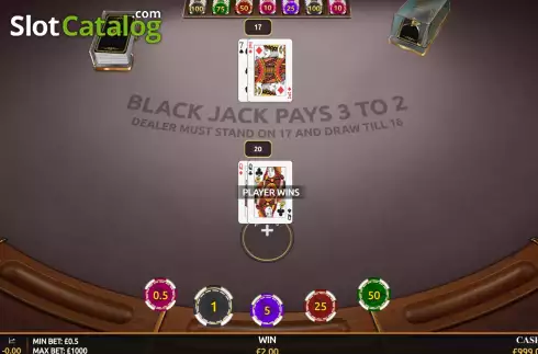 Οθόνη4. Blackjack (Playnova) Κουλοχέρης