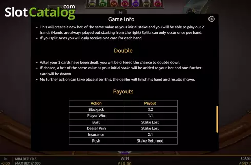 Οθόνη9. Blackjack (Playnova) Κουλοχέρης