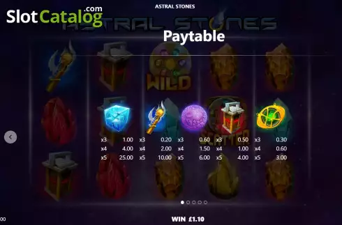 Οθόνη5. Astral Stones Κουλοχέρης 