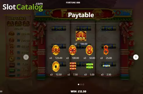Οθόνη5. Fortune 888 Κουλοχέρης 