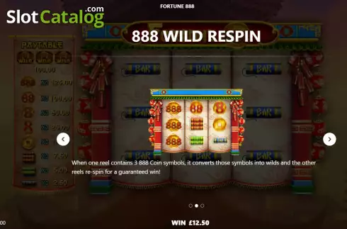 Οθόνη6. Fortune 888 Κουλοχέρης 