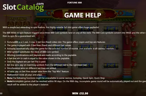 Οθόνη8. Fortune 888 Κουλοχέρης 