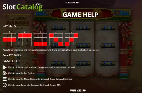 Οθόνη9. Fortune 888 Κουλοχέρης 