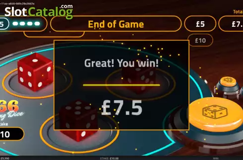 Οθόνη3. 666 Rolling Dice Κουλοχέρης
