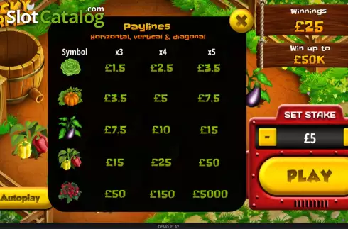 Οθόνη5. Lucky Farmer Κουλοχέρης