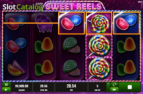 Οθόνη3. Sweet Reels (Playreels) Κουλοχέρης