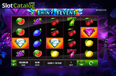 Οθόνη2. Shiny Sevens Κουλοχέρης