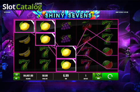 Οθόνη3. Shiny Sevens Κουλοχέρης