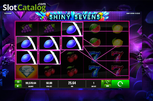 Οθόνη5. Shiny Sevens Κουλοχέρης