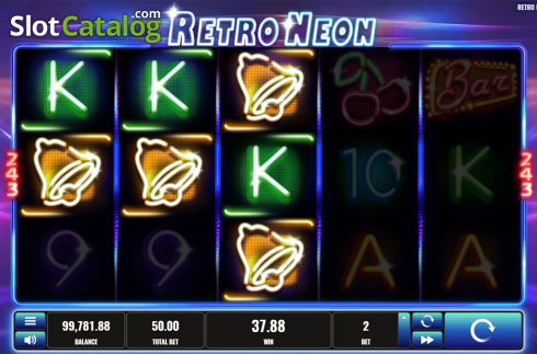 Οθόνη4. Retro Neon Κουλοχέρης