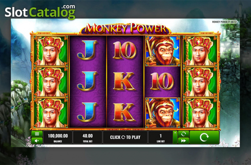 Οθόνη2. Monkey Power Κουλοχέρης 
