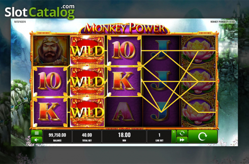 Οθόνη4. Monkey Power Κουλοχέρης 
