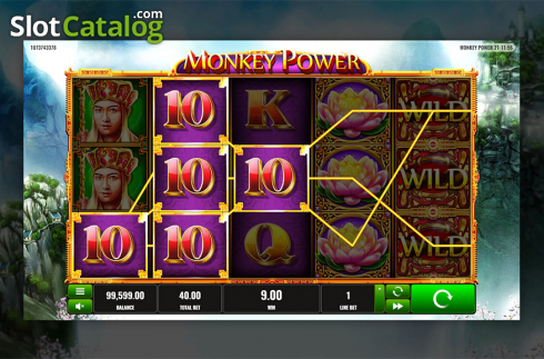 Οθόνη5. Monkey Power Κουλοχέρης 