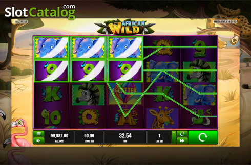 Οθόνη3. African Wild (Playreels) Κουλοχέρης