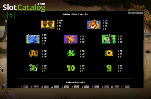 Οθόνη8. African Wild (Playreels) Κουλοχέρης